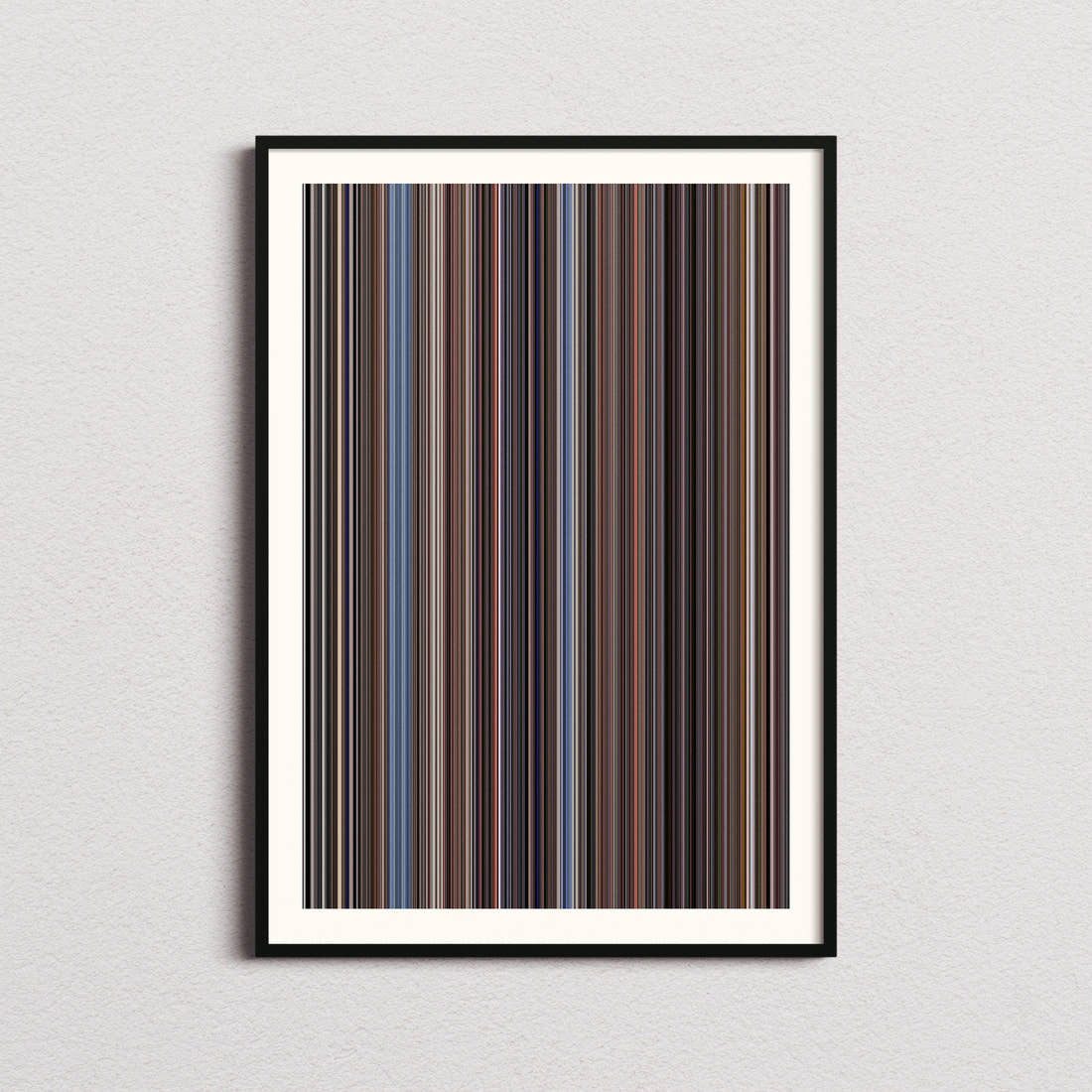 The Adventures of Buckaroo Banzai Across the 8th Dimension Movie Barcode Poster - Barcode Only