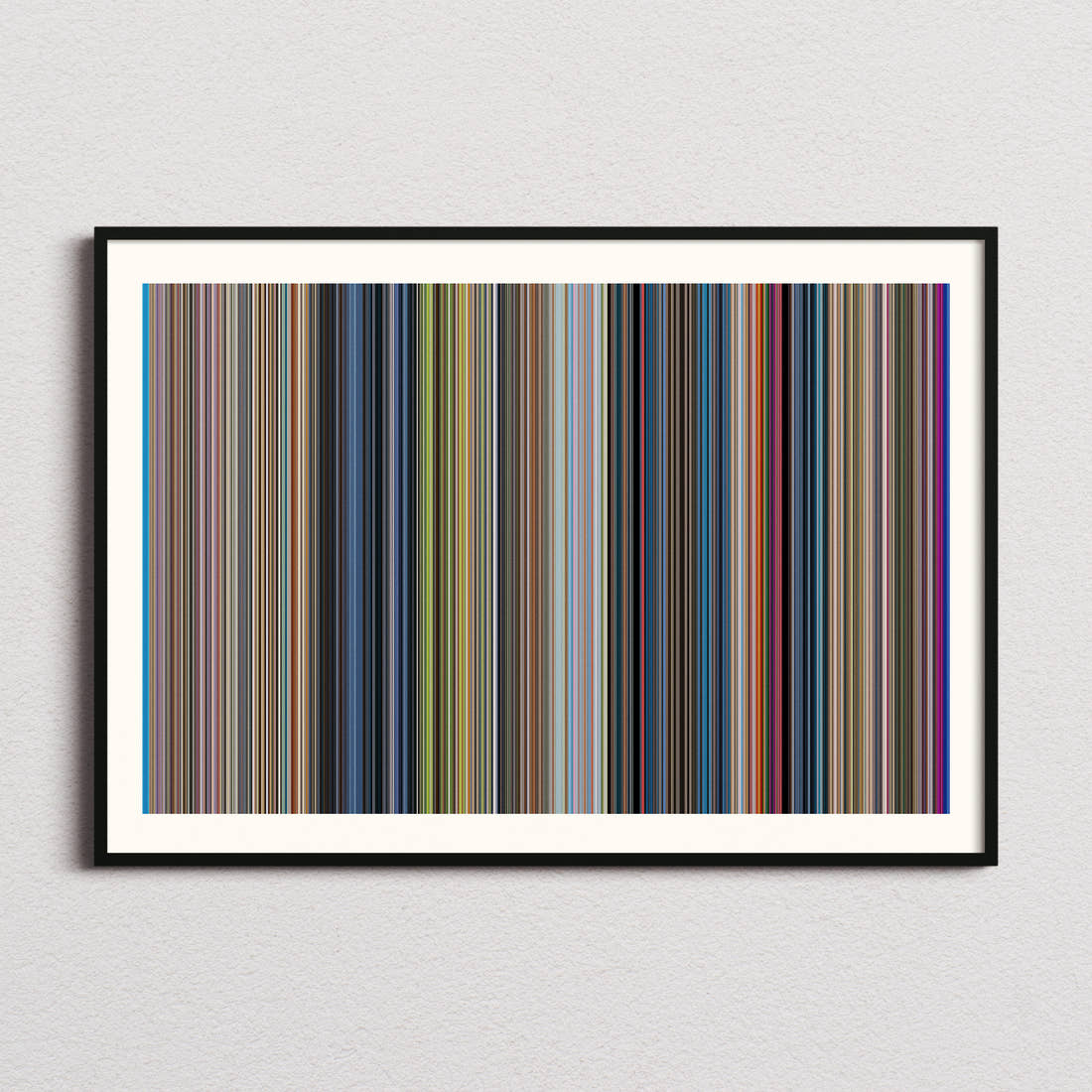 The Aristocats Movie Barcode Poster - Barcode Only