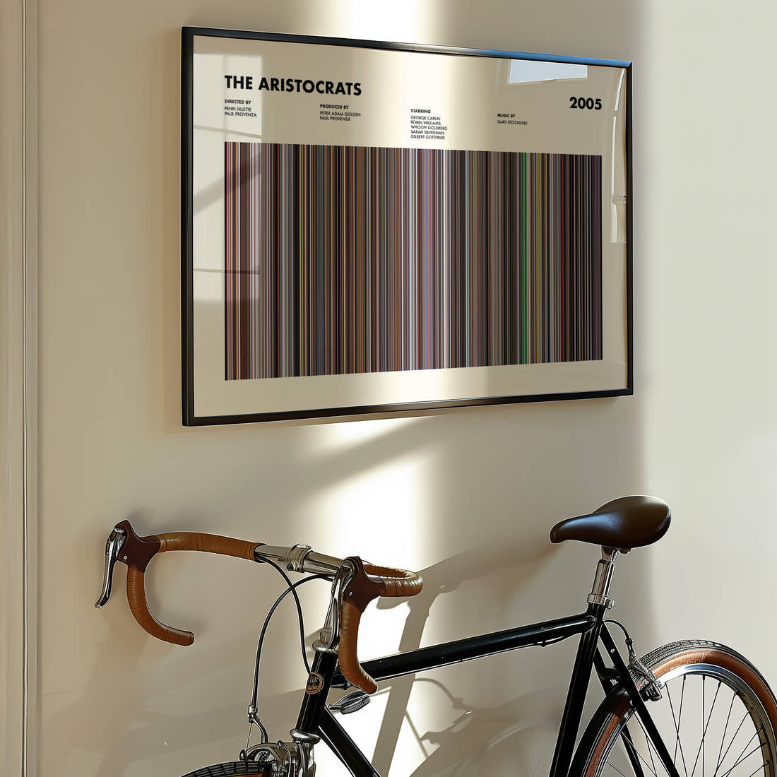 The Aristocrats Movie Barcode Poster