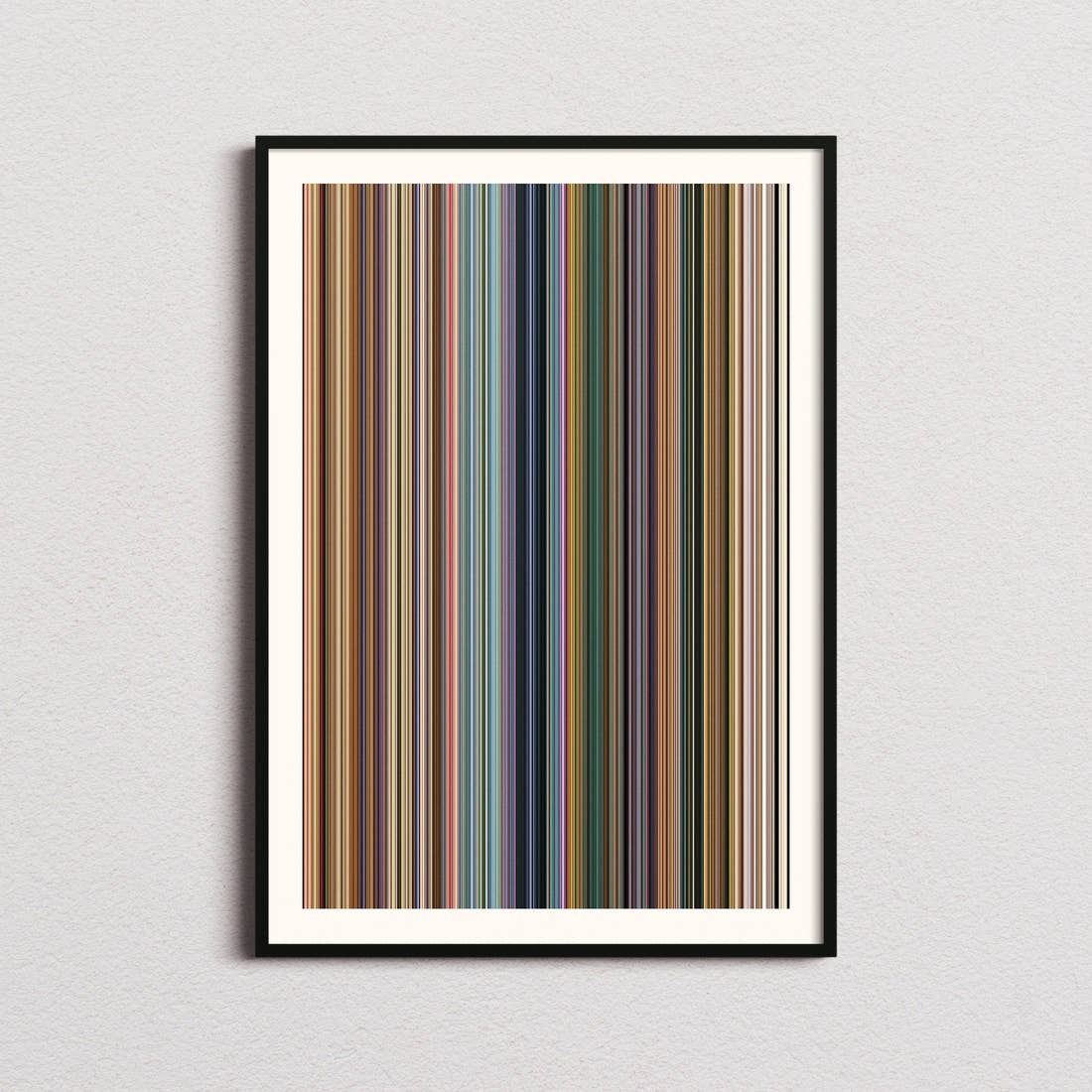 The Bad Guys Movie Barcode Poster - Barcode Only