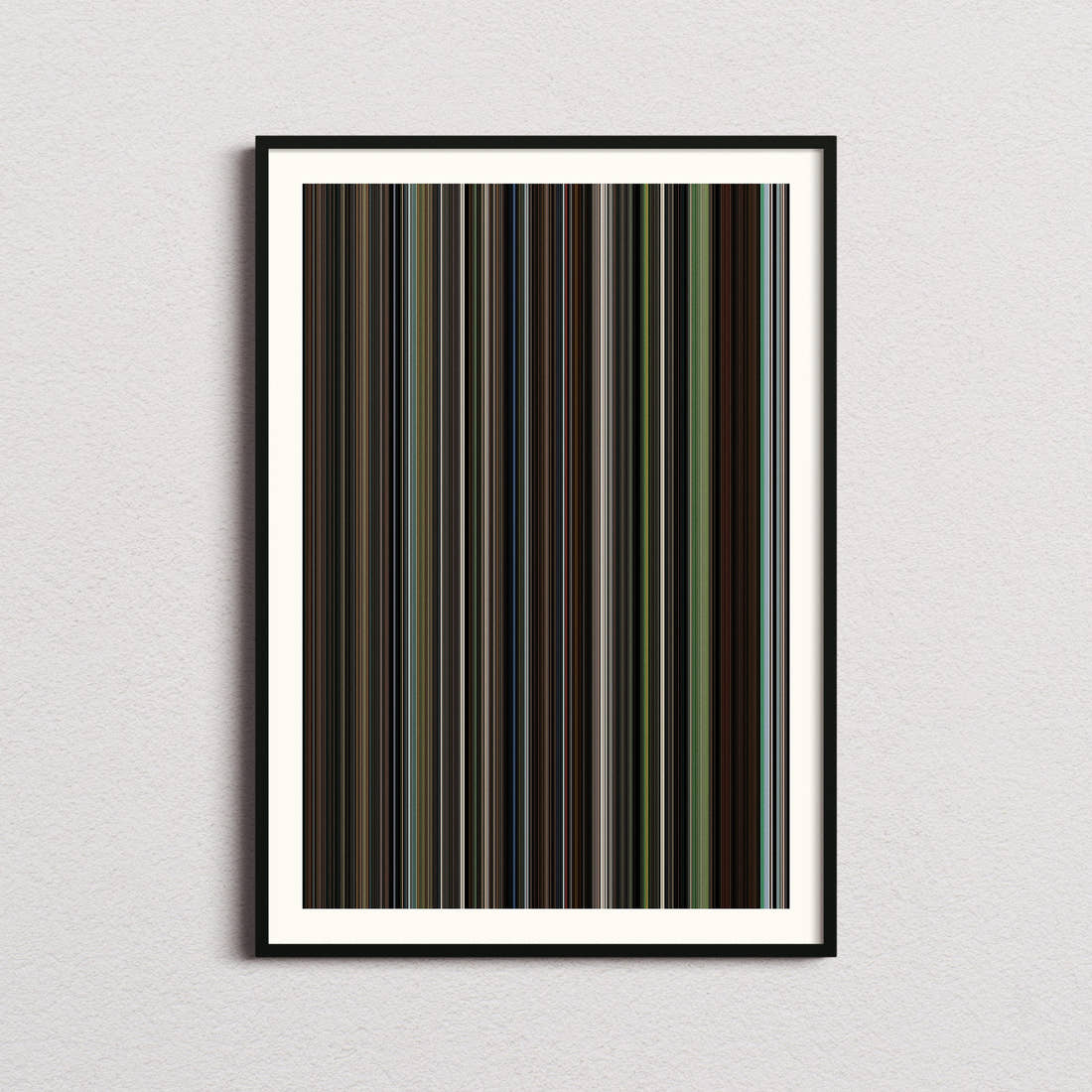 The Beach Movie Barcode Poster - Barcode Only