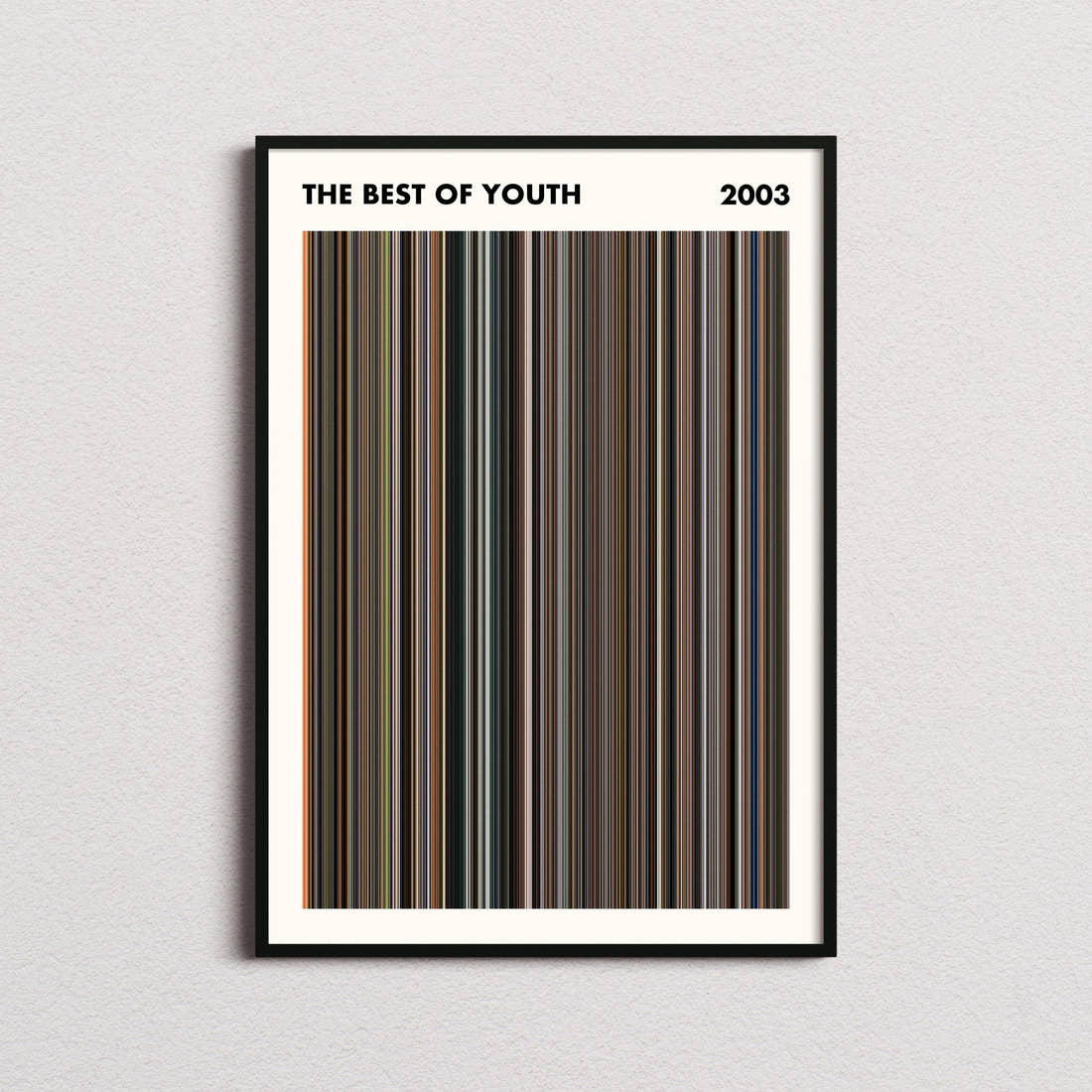 The Best of Youth Movie Barcode Poster - Simplified