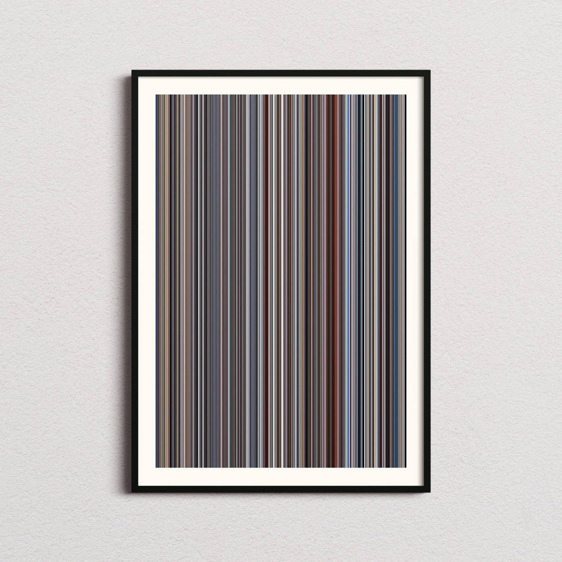The Big Short Movie Barcode Poster - Barcode Only