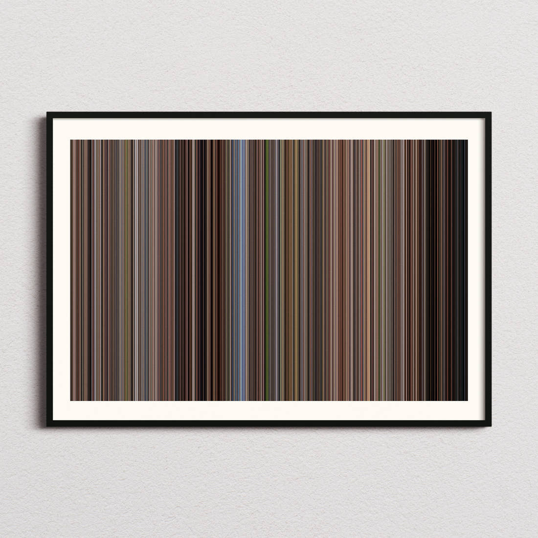 The Birds Movie Barcode Poster - Barcode Only