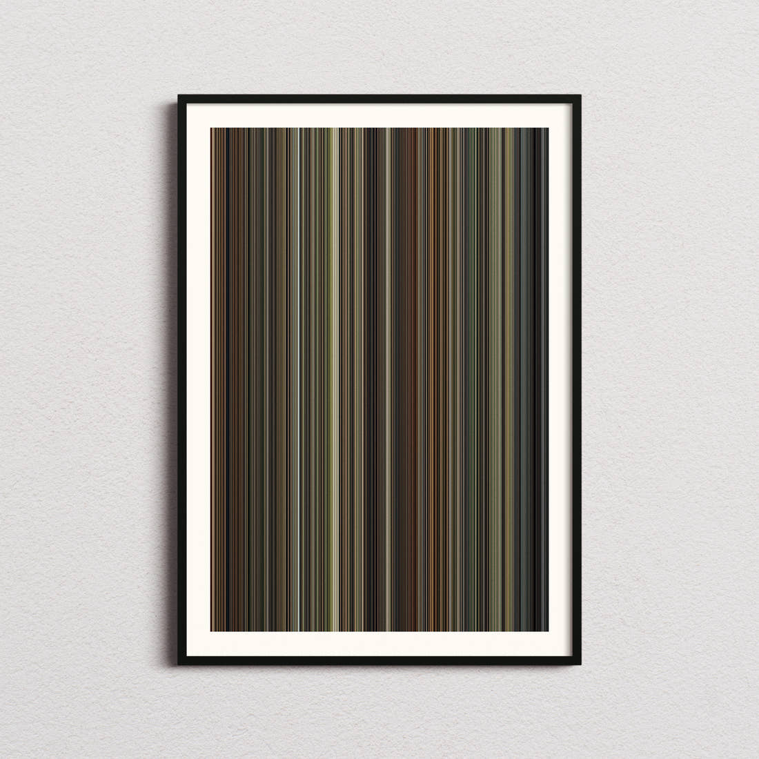 The Boy in the Striped Pyjamas Movie Barcode Poster - Barcode Only