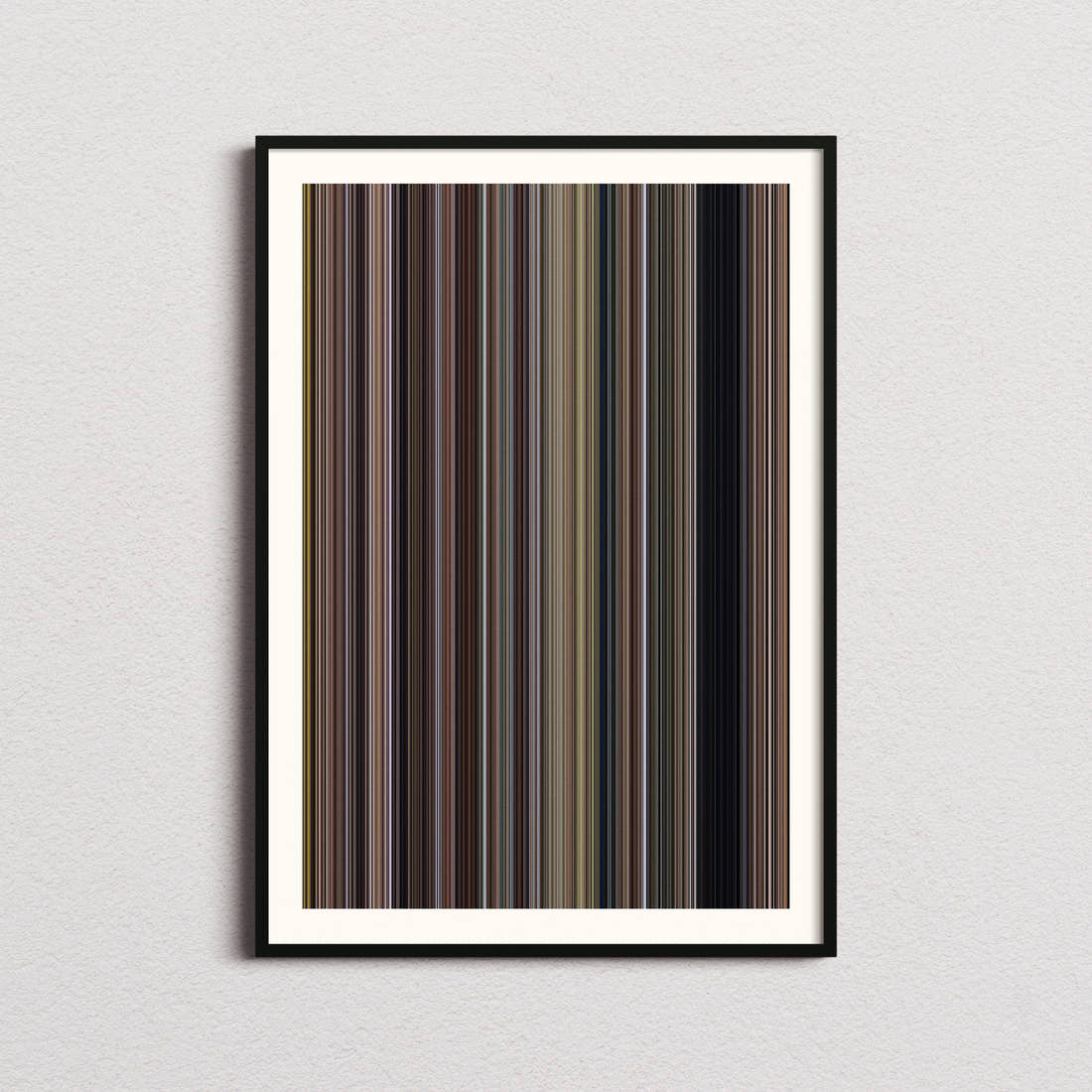The Bridge on the River Kwai Movie Barcode Poster - Barcode Only
