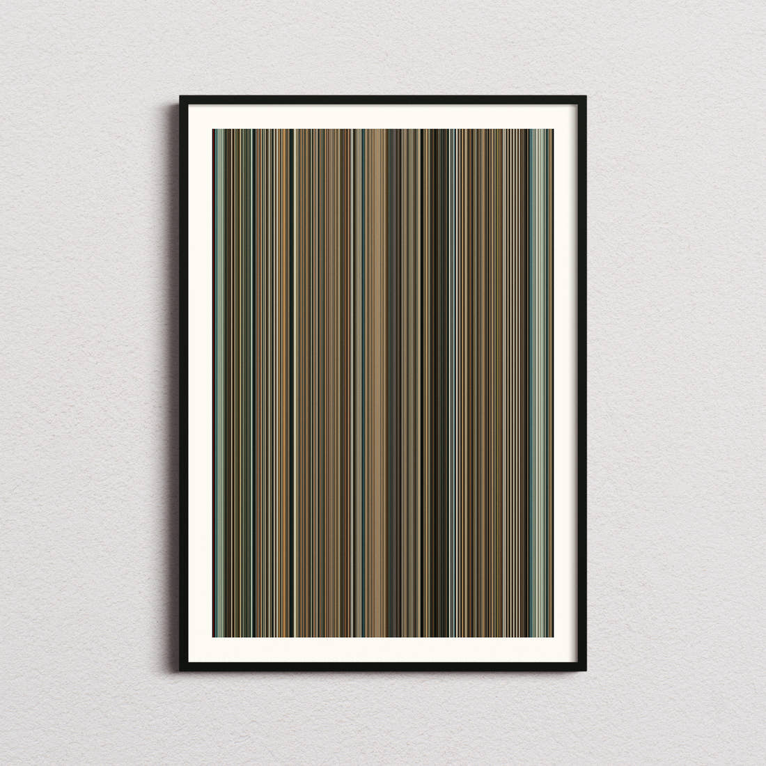 The Brink of War Movie Barcode Poster - Barcode Only