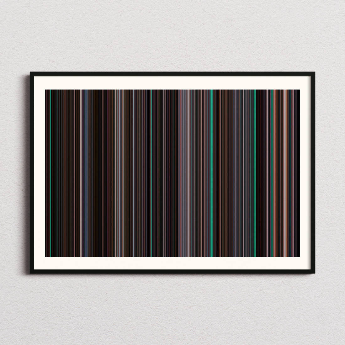 The Color of Money Movie Barcode Poster - Barcode Only