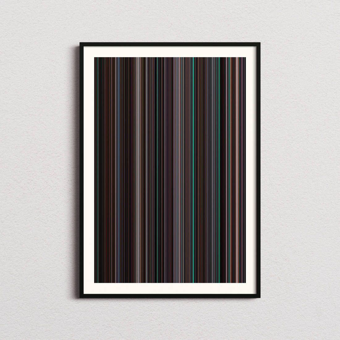 The Color of Money Movie Barcode Poster - Barcode Only