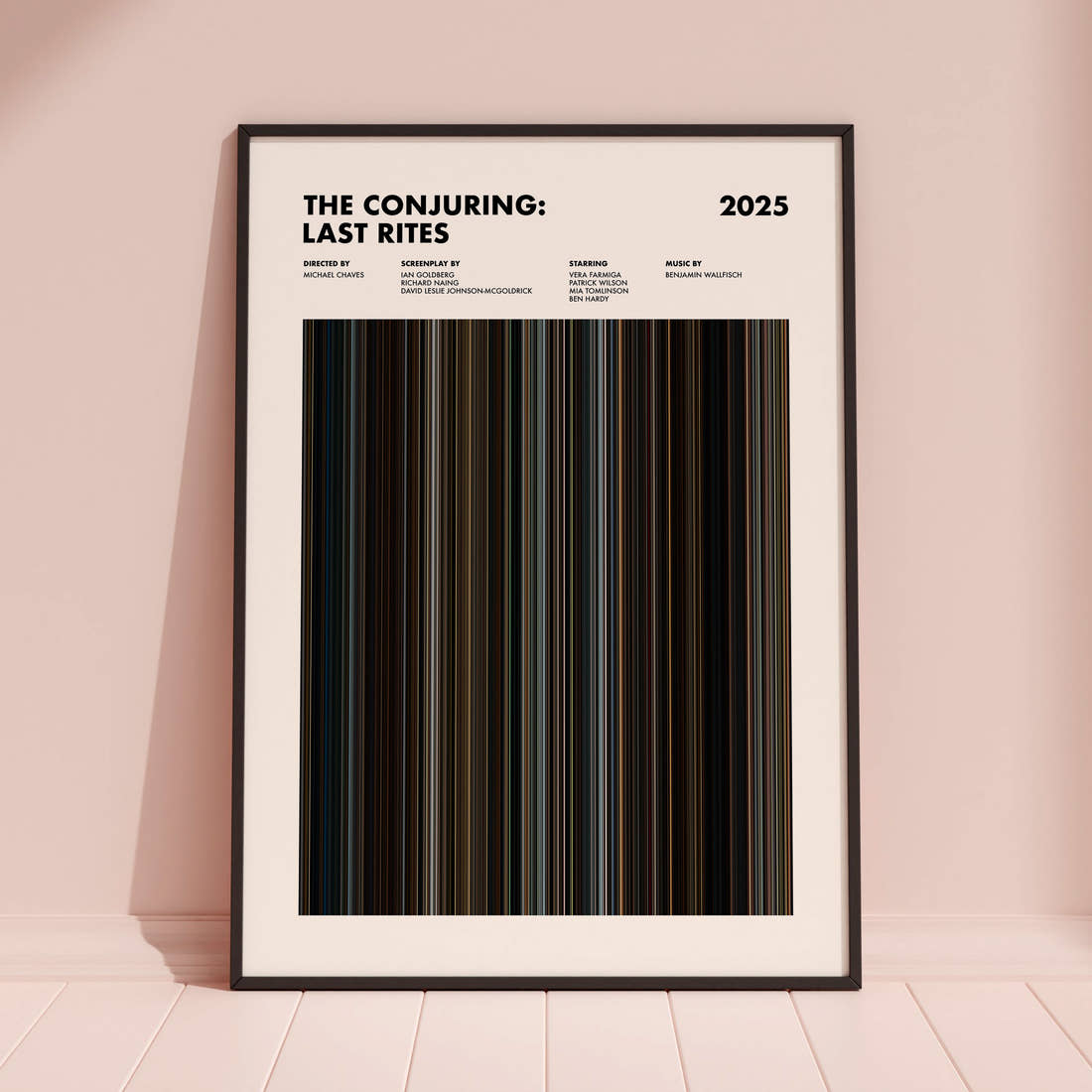 The Conjuring: Last Rites Movie Barcode Poster
