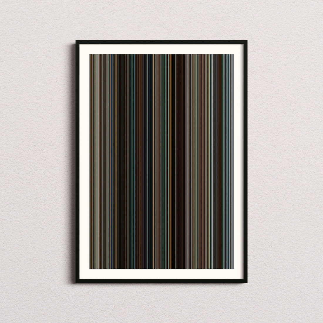 The Count of Monte Cristo (2002) Movie Barcode Poster - Barcode Only