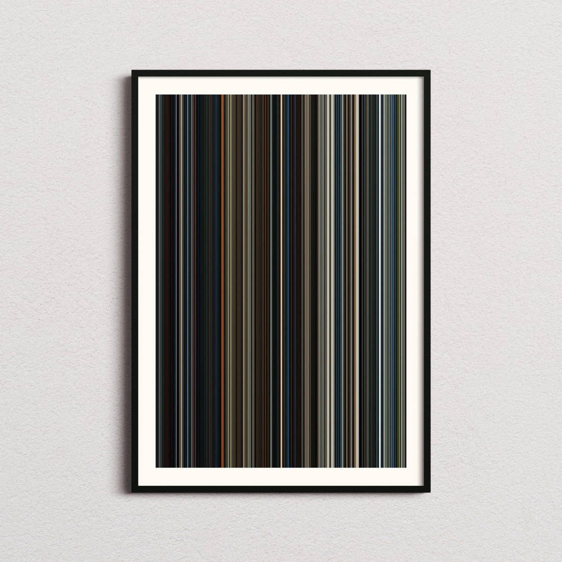 The Creator Movie Barcode Poster - Barcode Only
