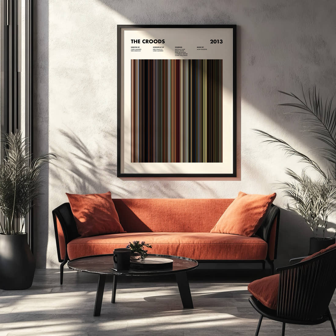 The Croods Movie Barcode Poster