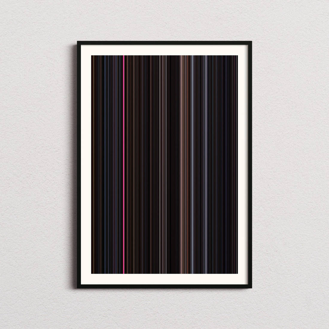 The Crow Movie Barcode Poster - Barcode Only