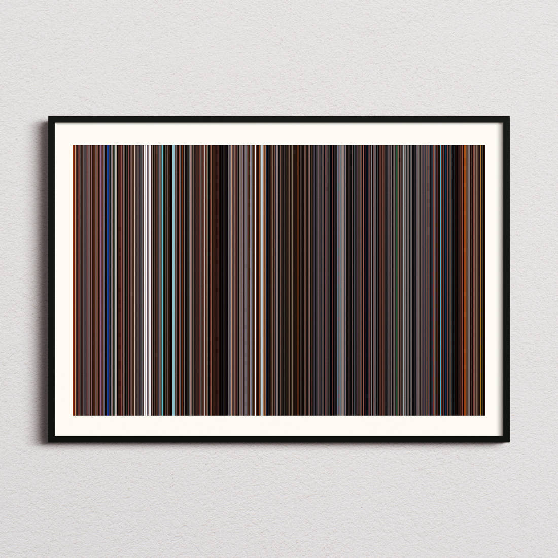 The Devil's Advocate Movie Barcode Poster - Barcode Only