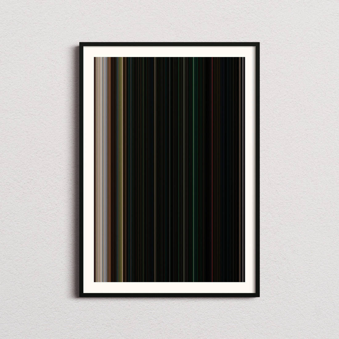The Devil's Mouth Movie Barcode Poster - Barcode Only