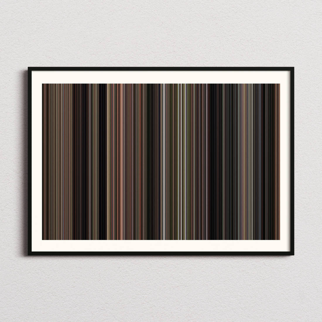 The Dirty Dozen Movie Barcode Poster - Barcode Only