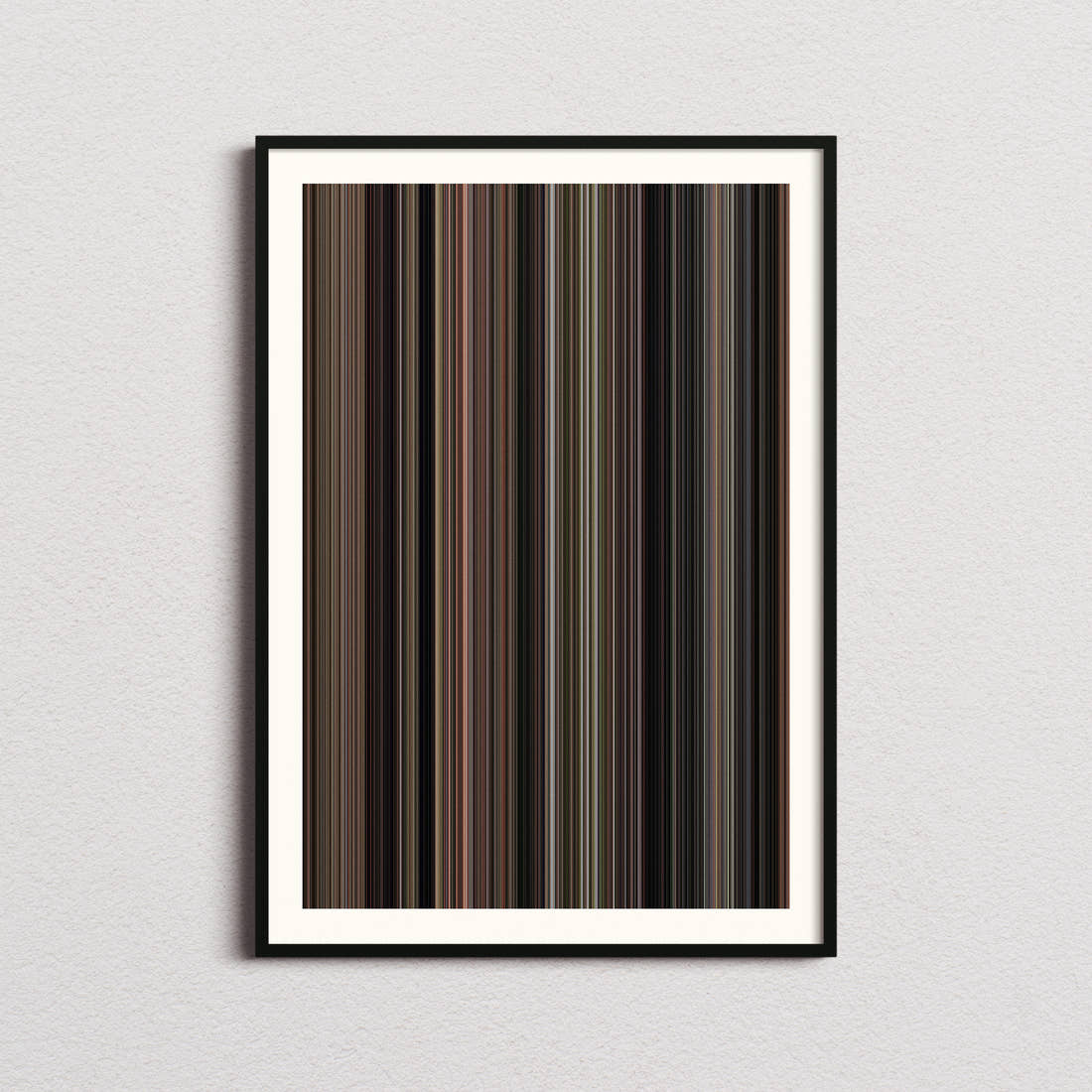 The Dirty Dozen Movie Barcode Poster - Barcode Only