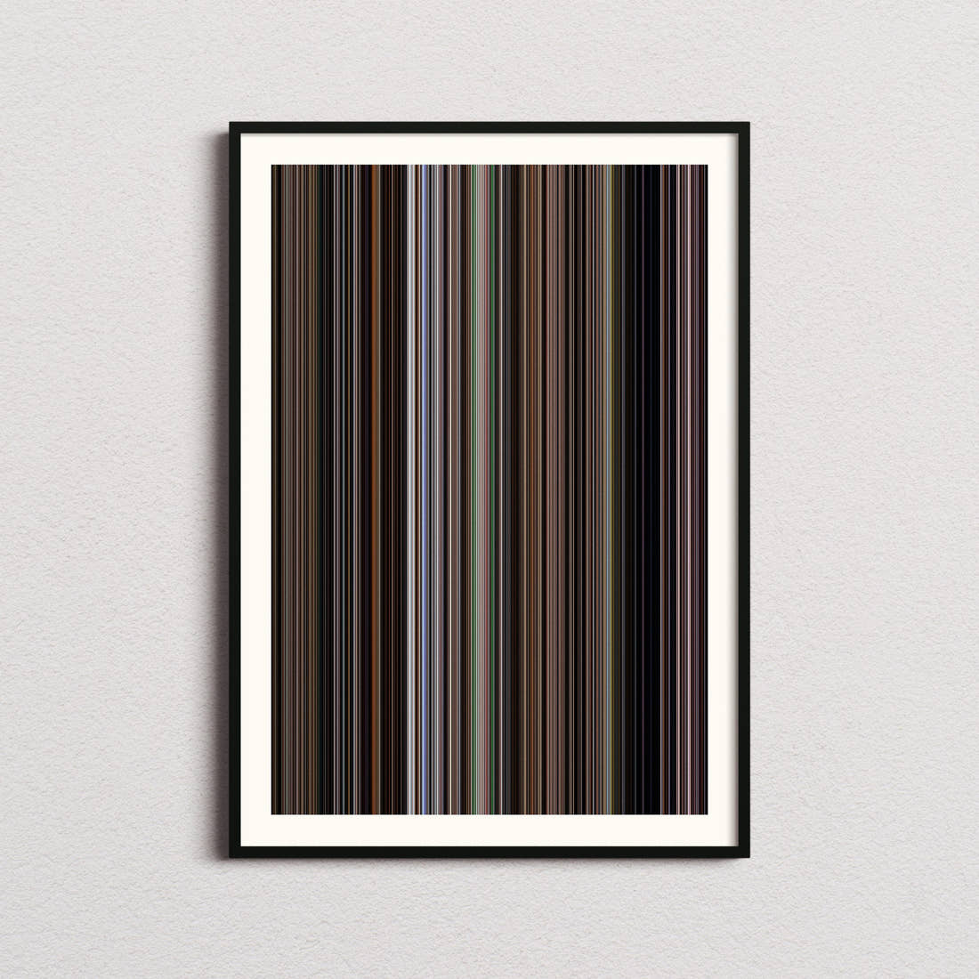 The Disaster Artist Movie Barcode Poster - Barcode Only