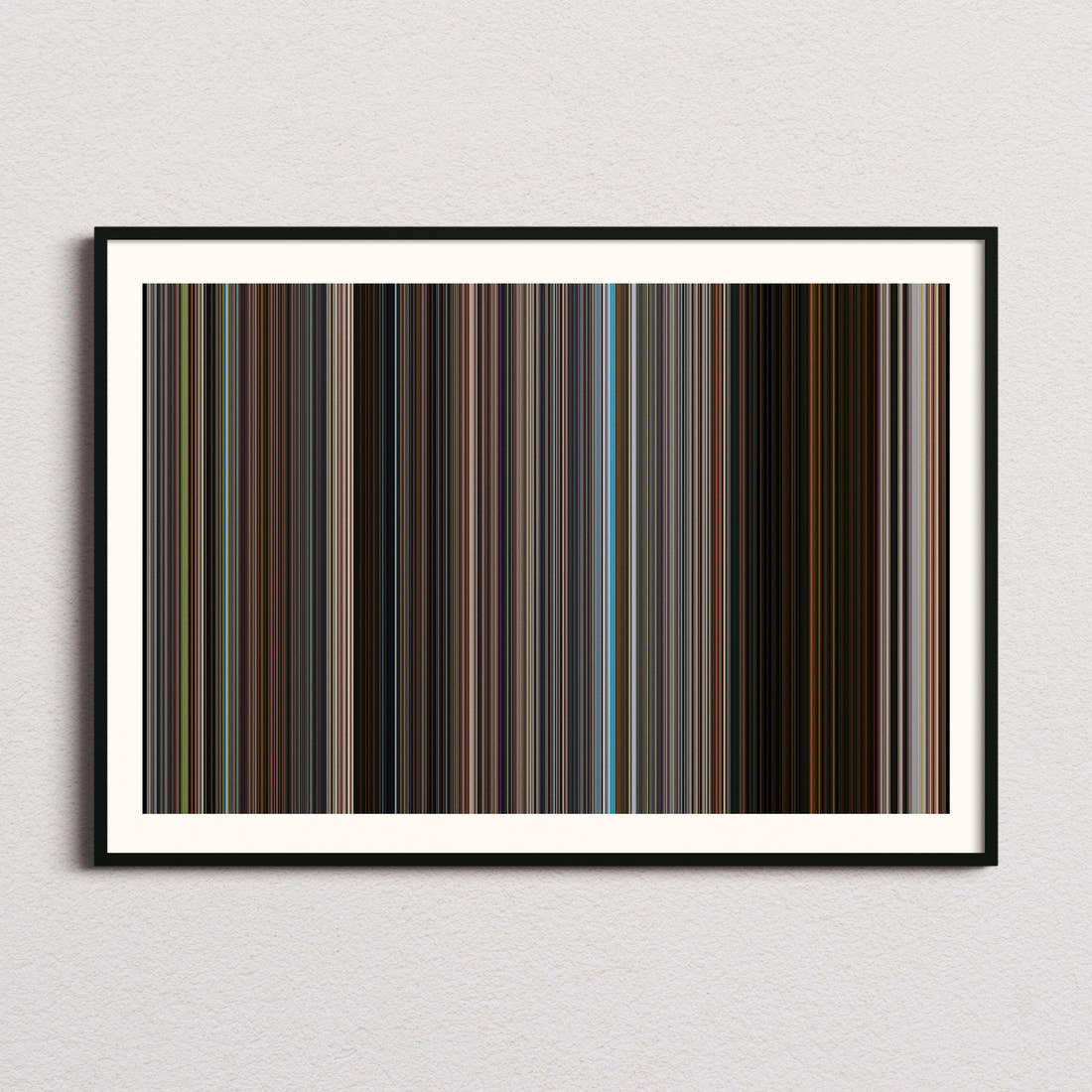 The Edge of Seventeen Movie Barcode Poster - Barcode Only