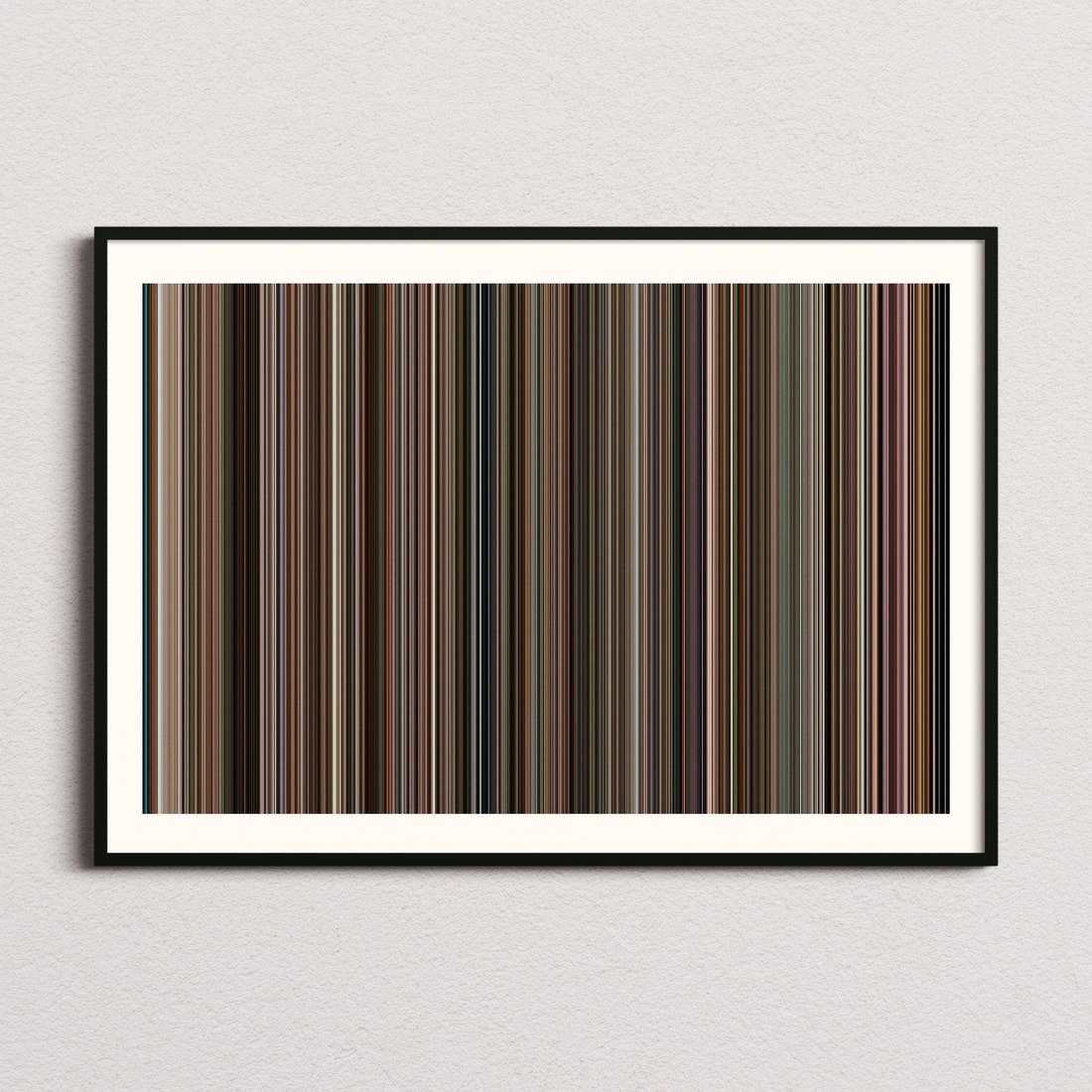 The Fighter Movie Barcode Poster - Barcode Only