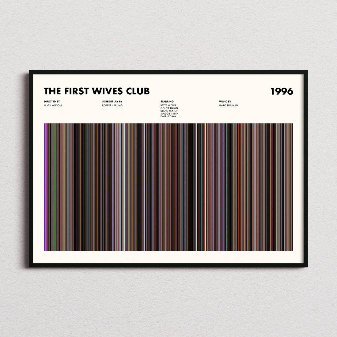 The First Wives Club Movie Barcode Poster