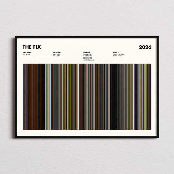 The Fix Movie Barcode Poster