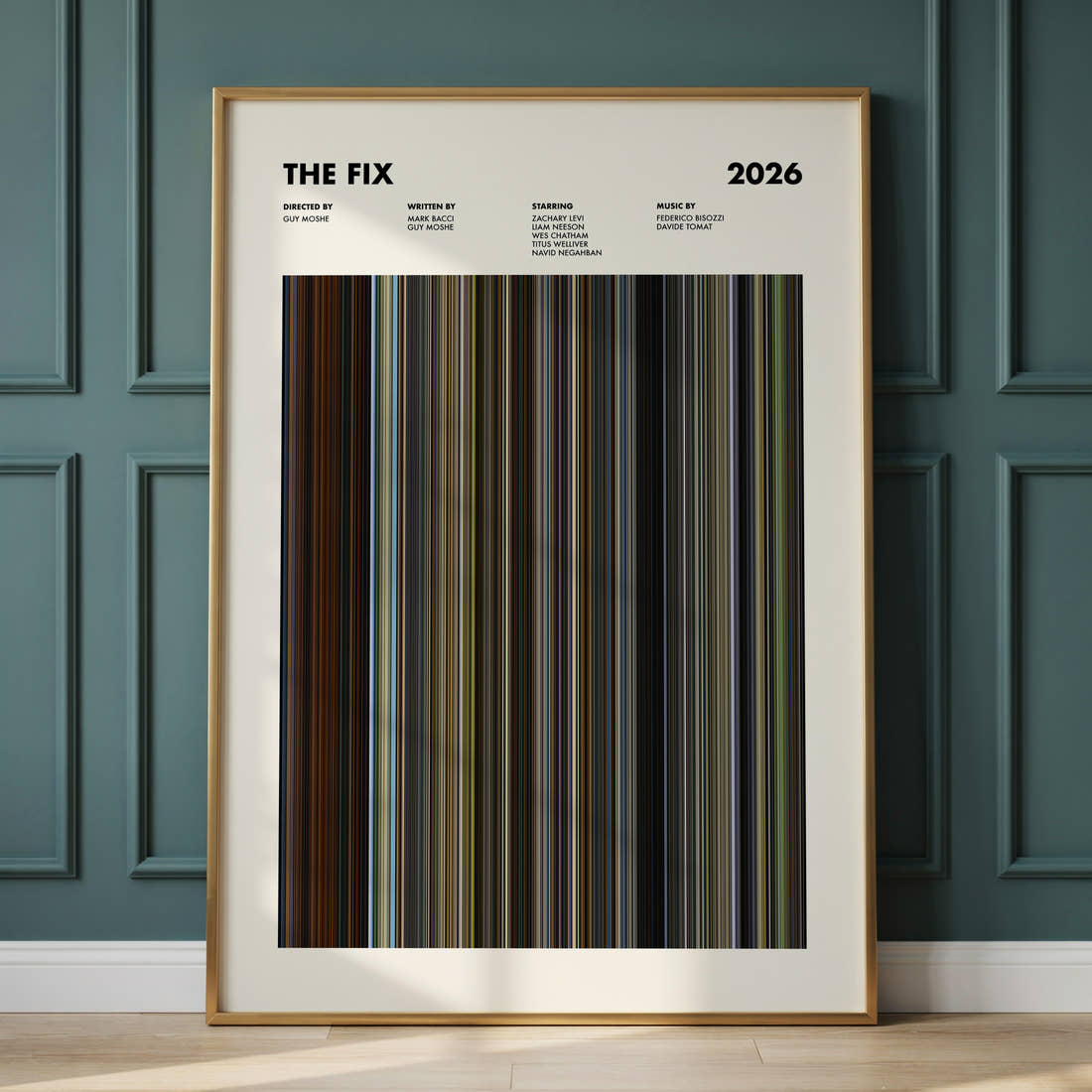 The Fix Movie Barcode Poster