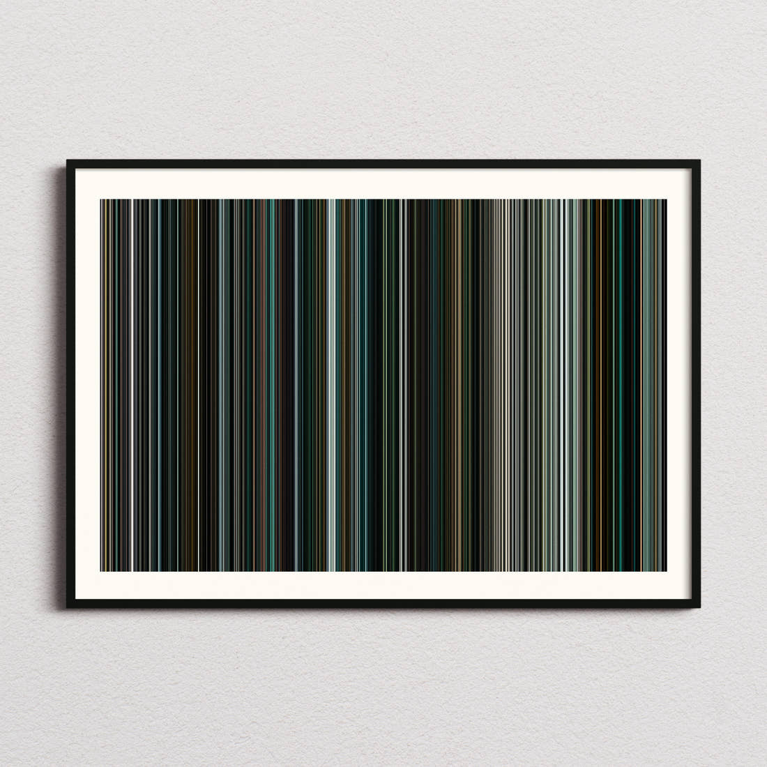 The Florist Movie Barcode Poster - Barcode Only