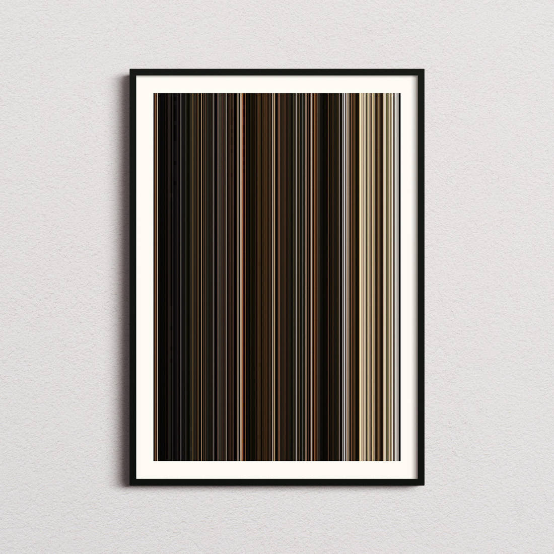The Fountain Movie Barcode Poster - Barcode Only