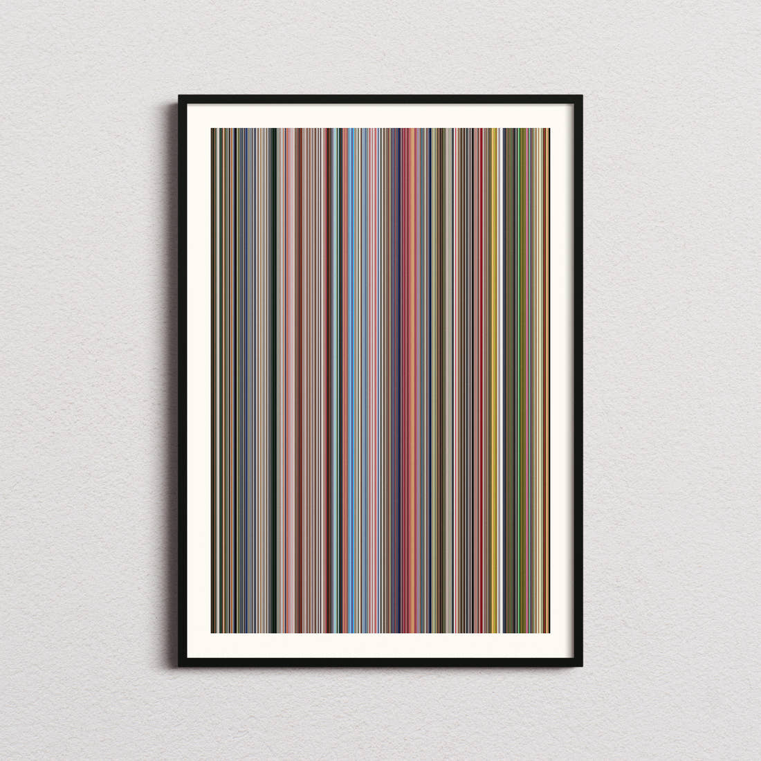 The Fox and the Hound Movie Barcode Poster - Barcode Only