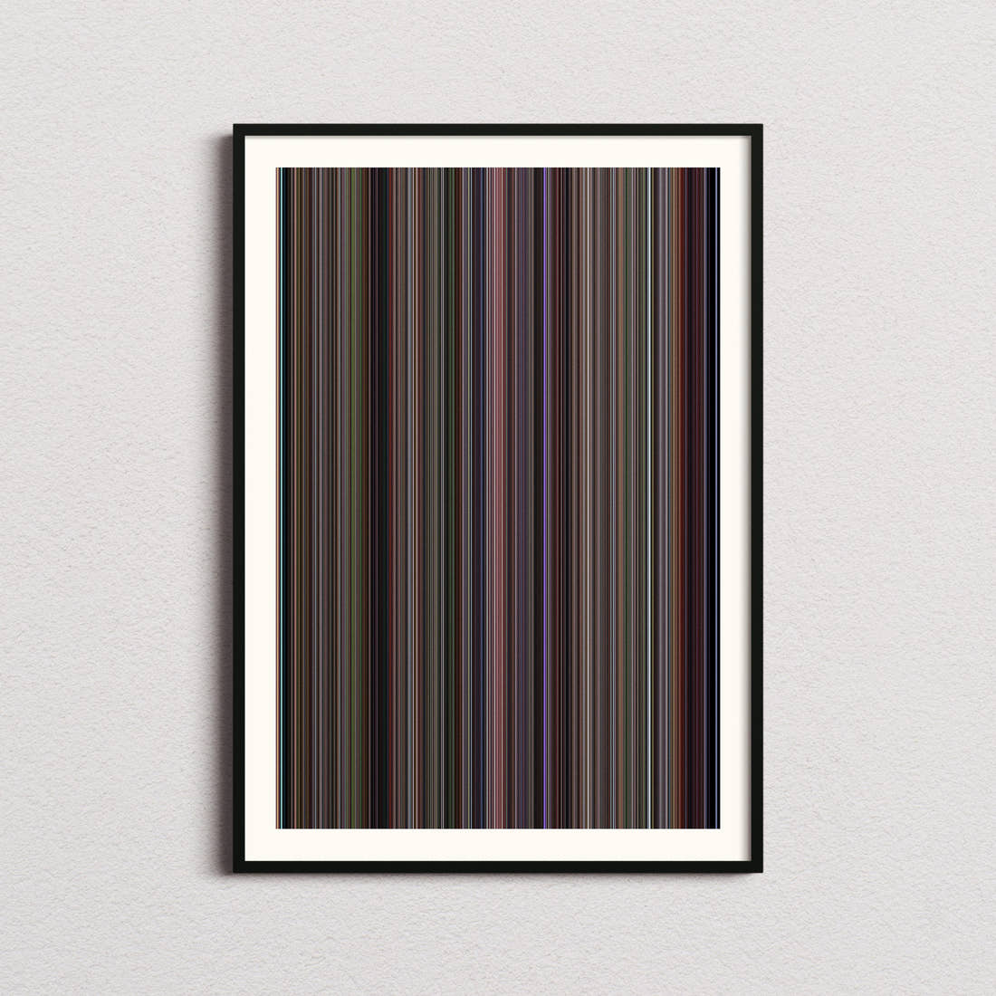 The Full Monty Movie Barcode Poster - Barcode Only