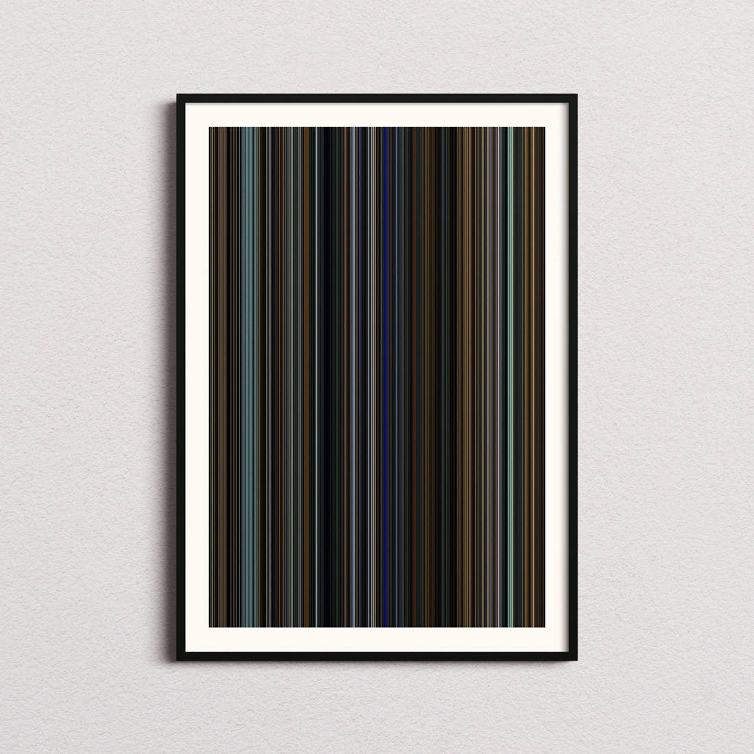The Game Movie Barcode Poster - Barcode Only
