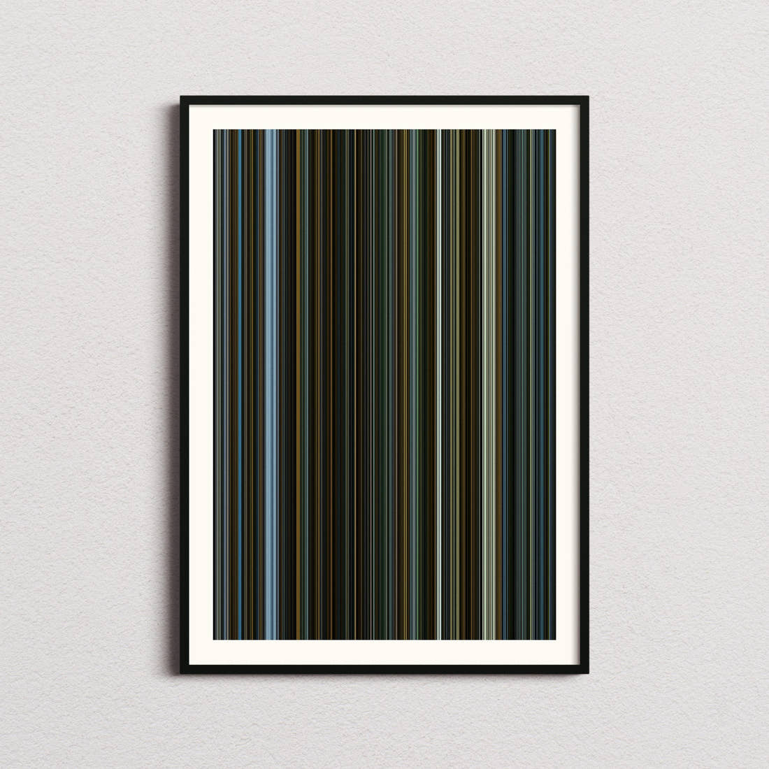 The Girl with the Dragon Tattoo Movie Barcode Poster - Barcode Only