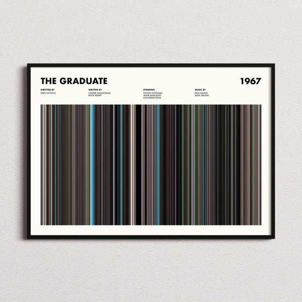 The Graduate Movie Barcode Poster