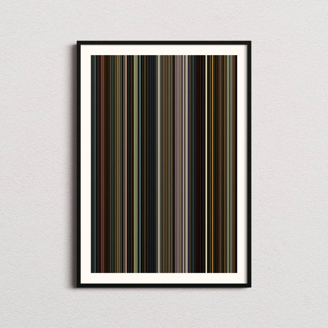 The Gray Man Movie Barcode Poster - Barcode Only