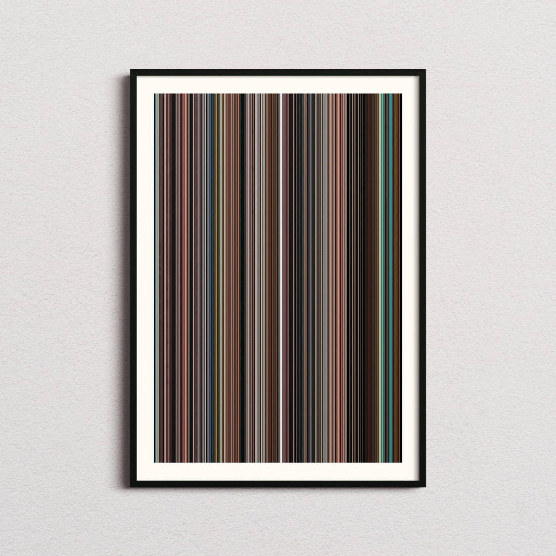 The Great Gatsby Movie Barcode Poster - Barcode Only