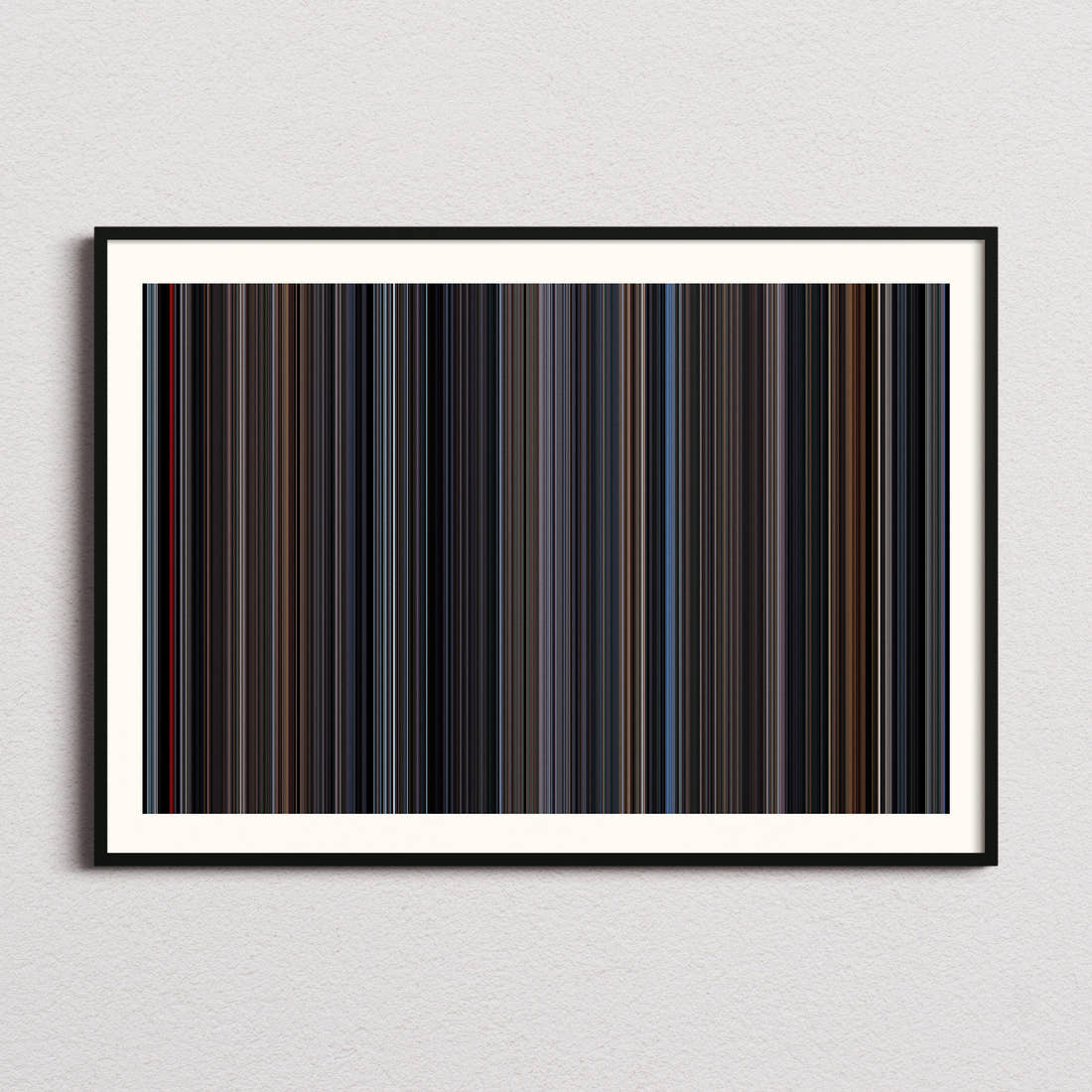 The Grudge Movie Barcode Poster - Barcode Only