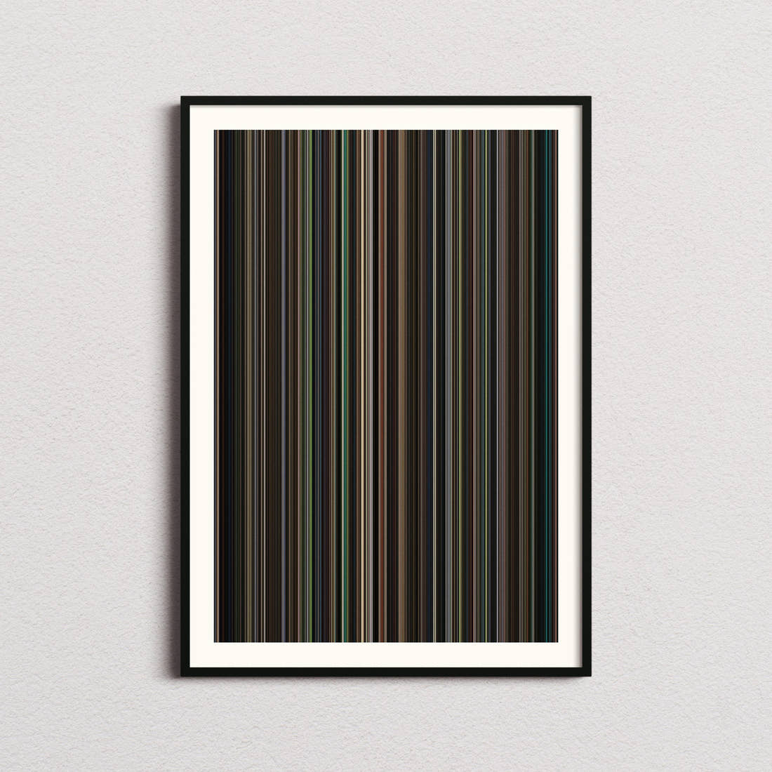 The Handmaiden Movie Barcode Poster - Barcode Only
