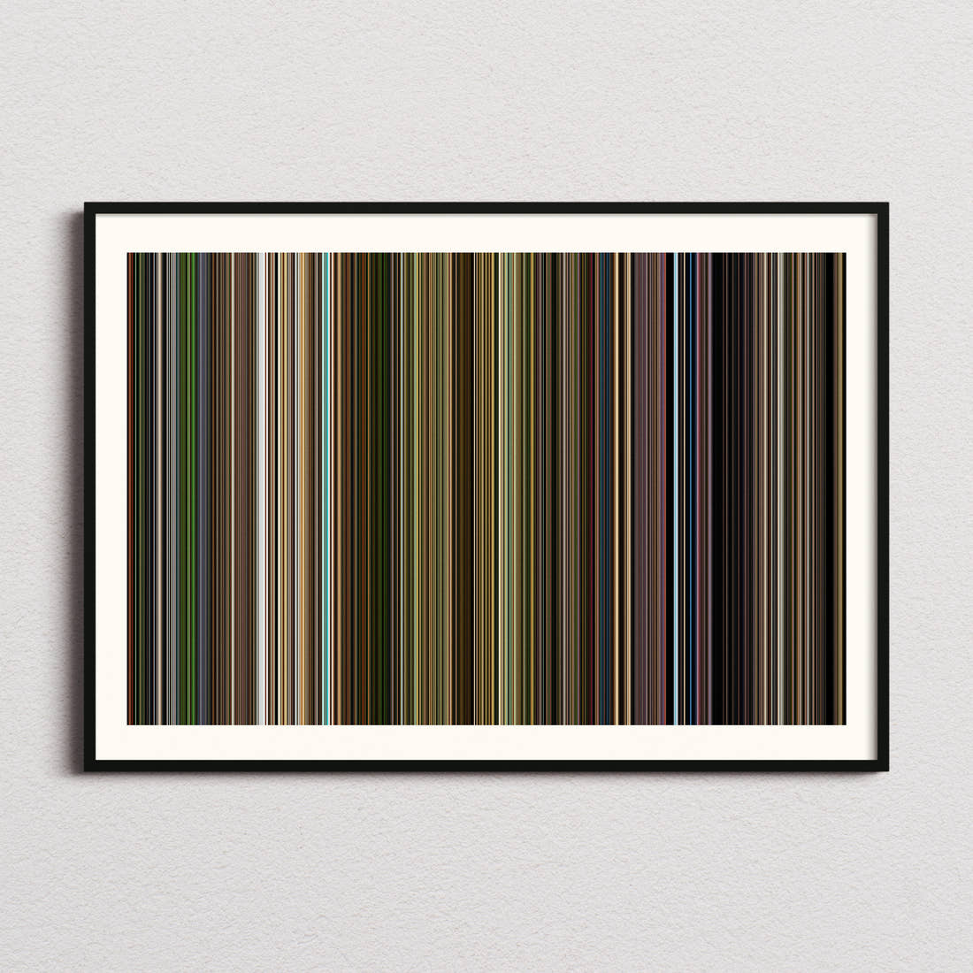 The Hangover Part III Movie Barcode Poster - Barcode Only
