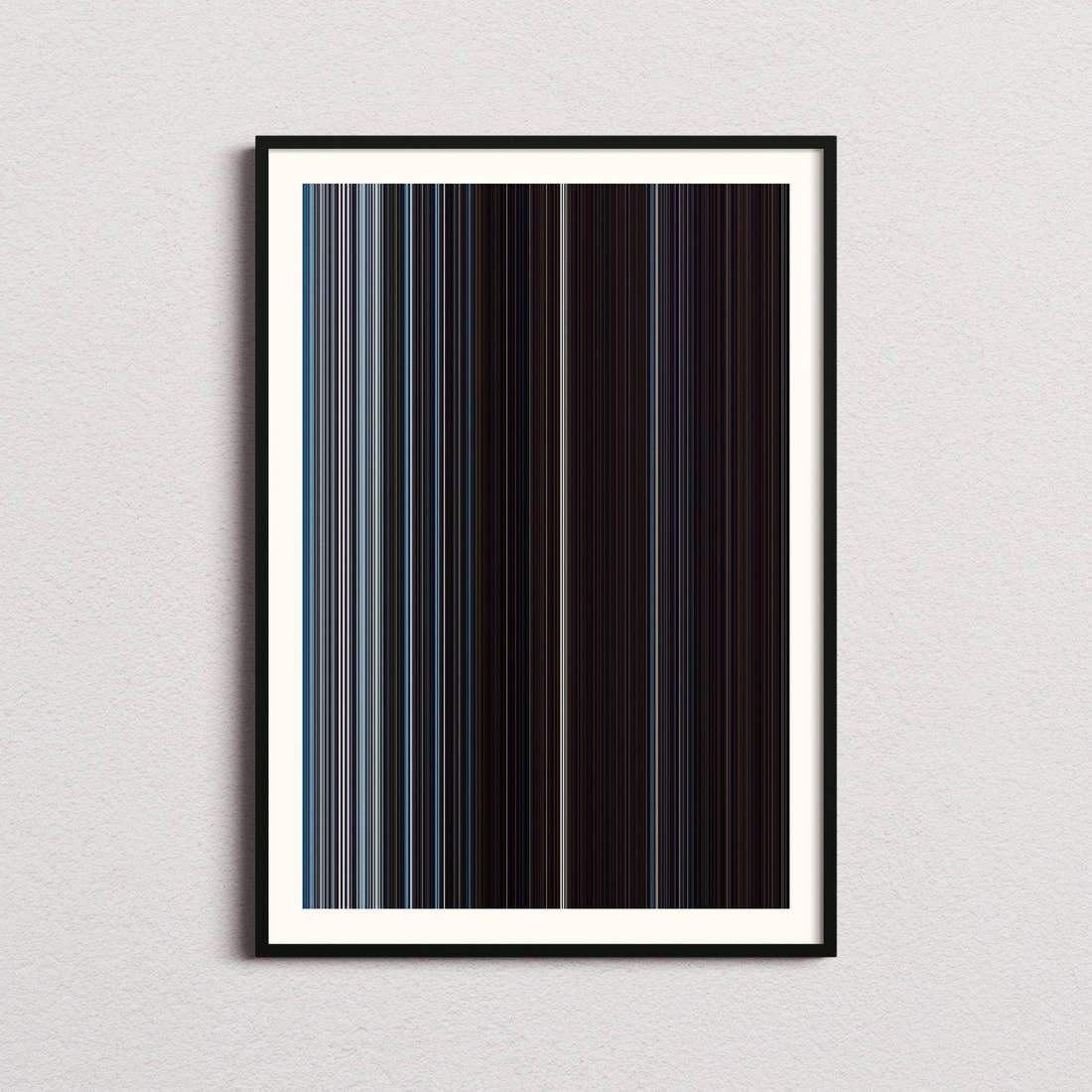 The Hateful Eight Movie Barcode Poster - Barcode Only