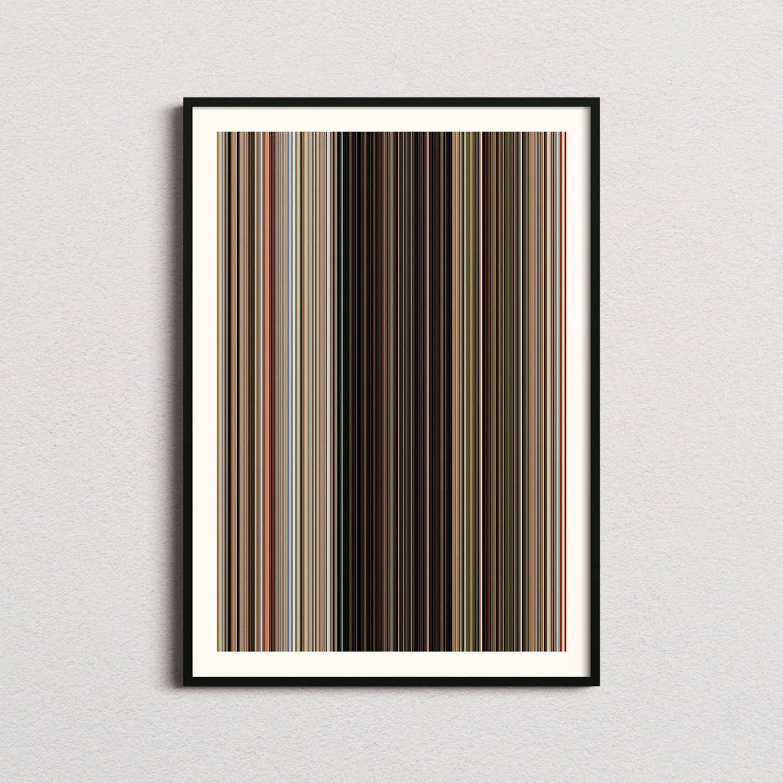 The Hills Have Eyes Movie Barcode Poster - Barcode Only