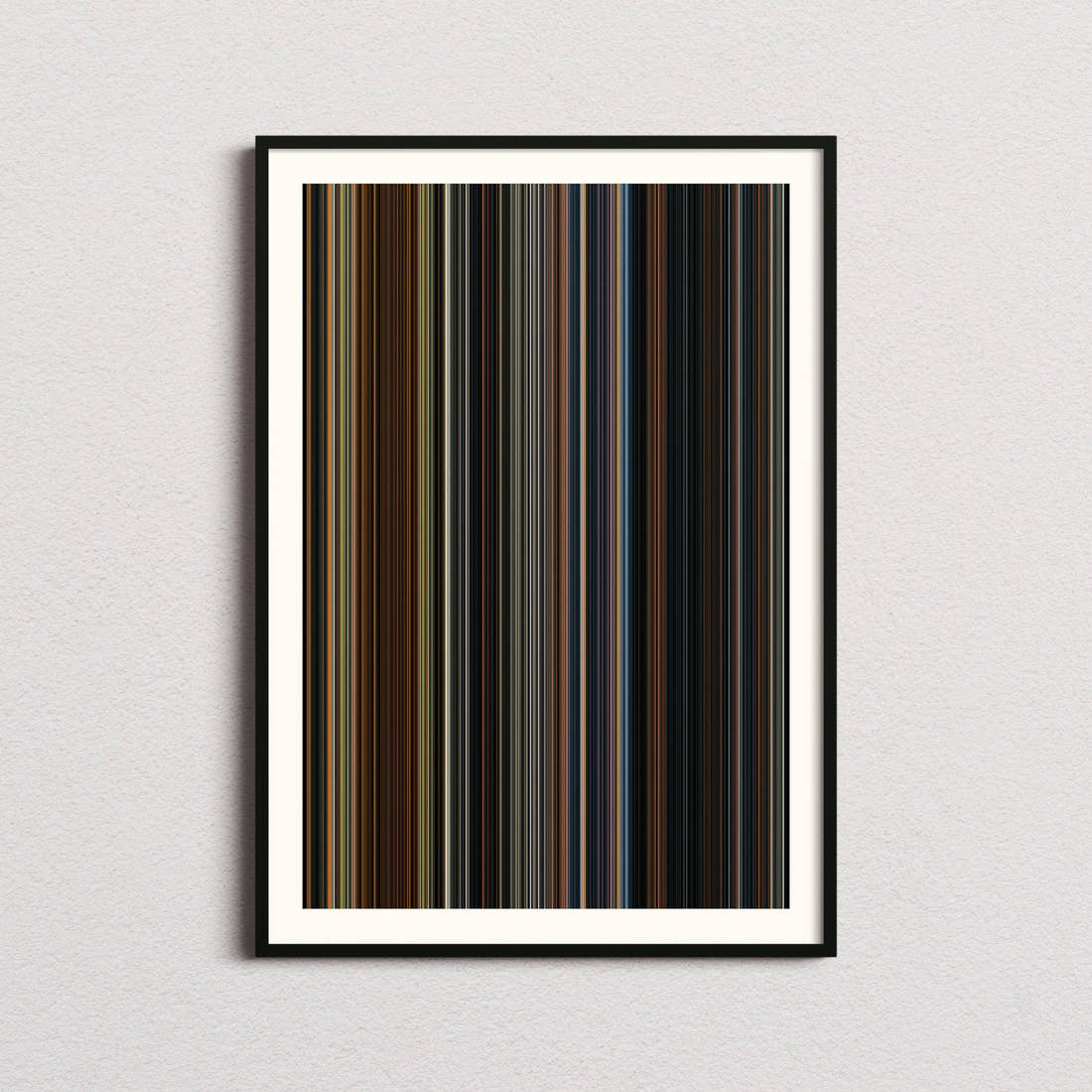 The Hobbit: An Unexpected Journey Movie Barcode Poster - Barcode Only
