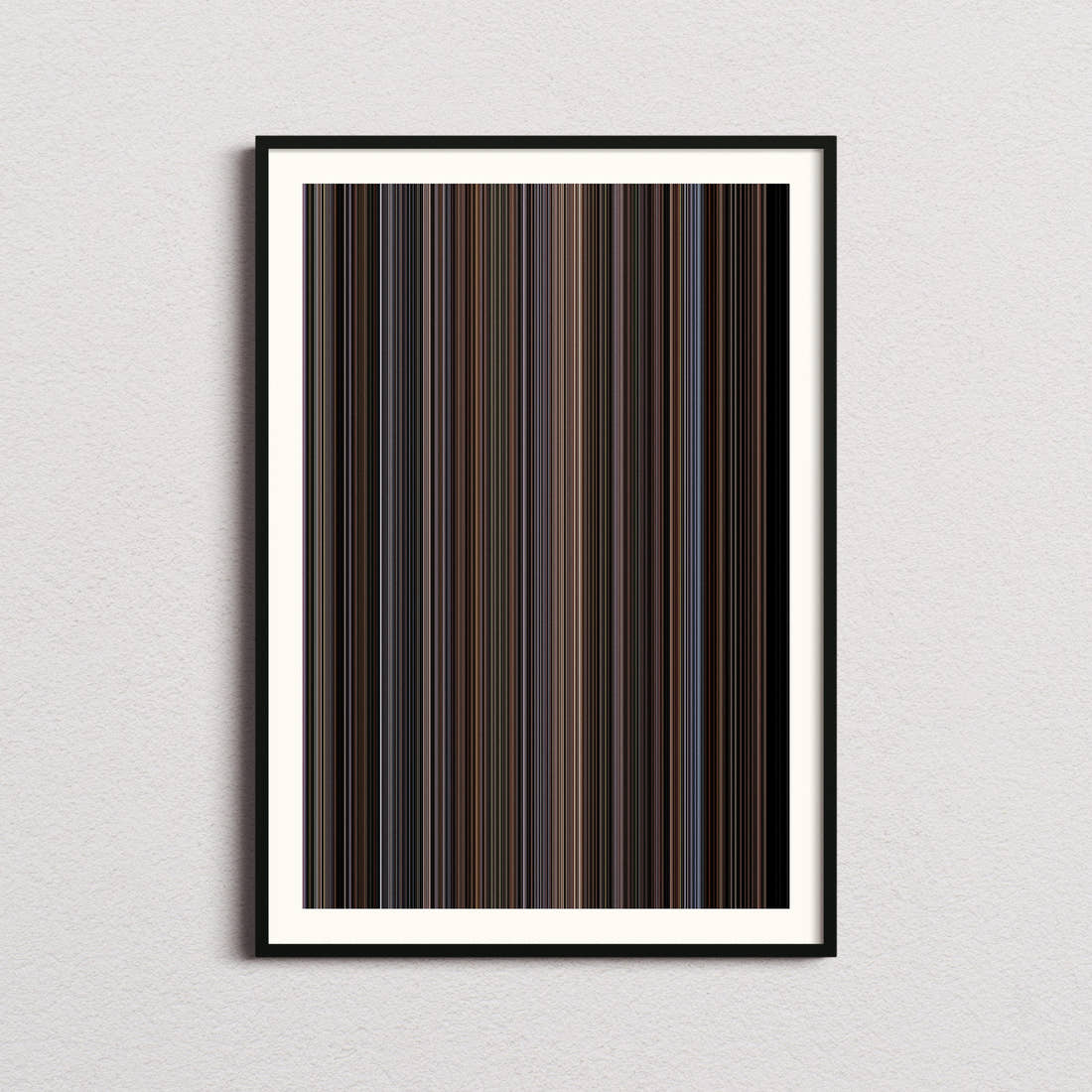 The Hours Movie Barcode Poster - Barcode Only