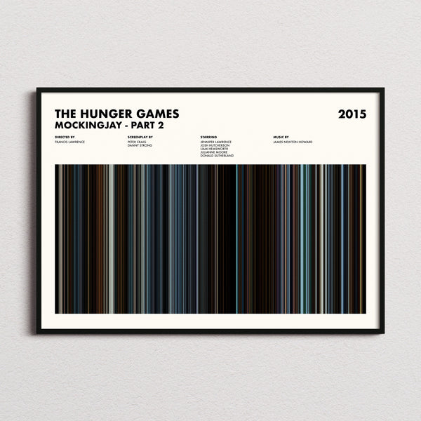 The Hunger Games: Mockingjay - Part 2 Movie Barcode Poster