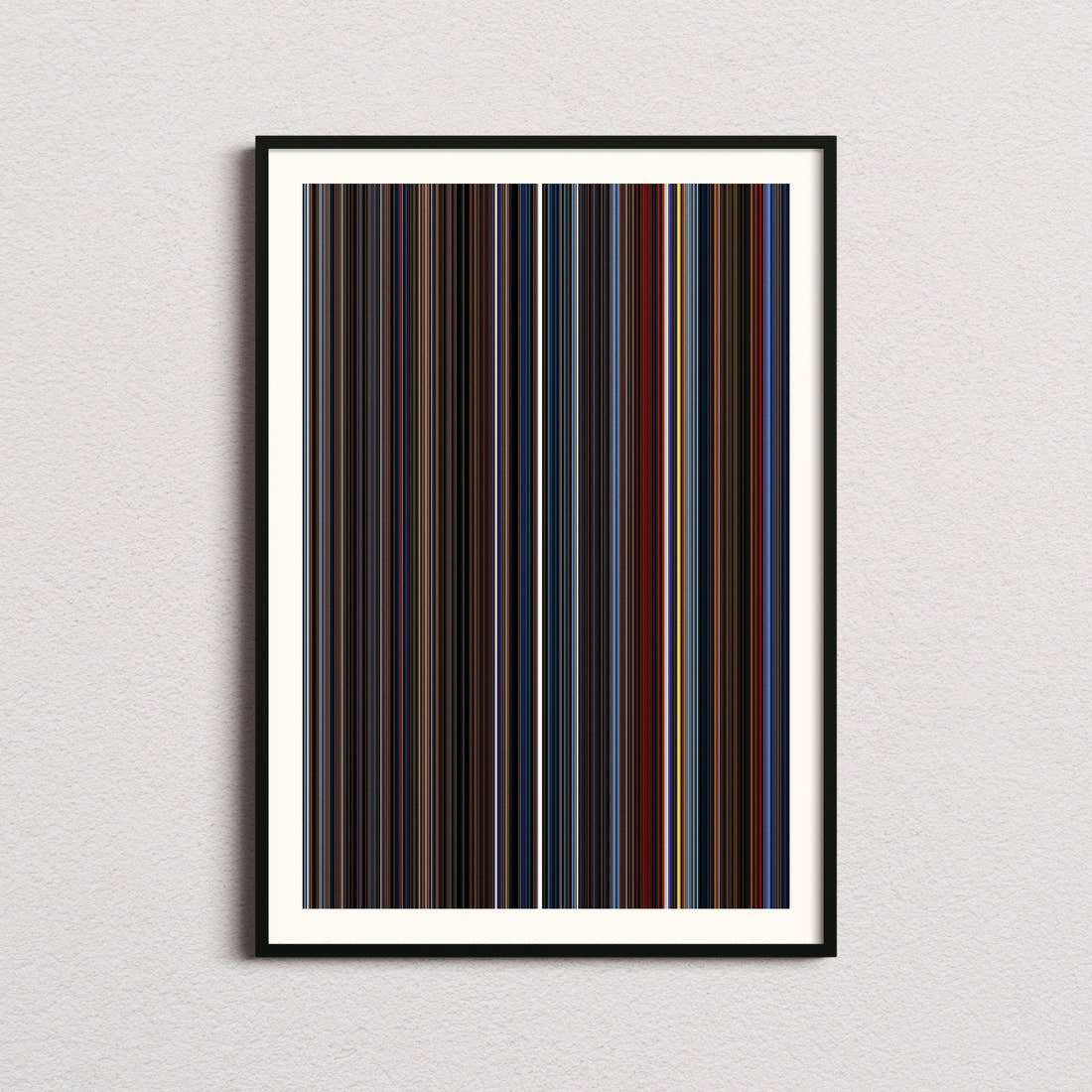 The Hunt for Red October Movie Barcode Poster - Barcode Only