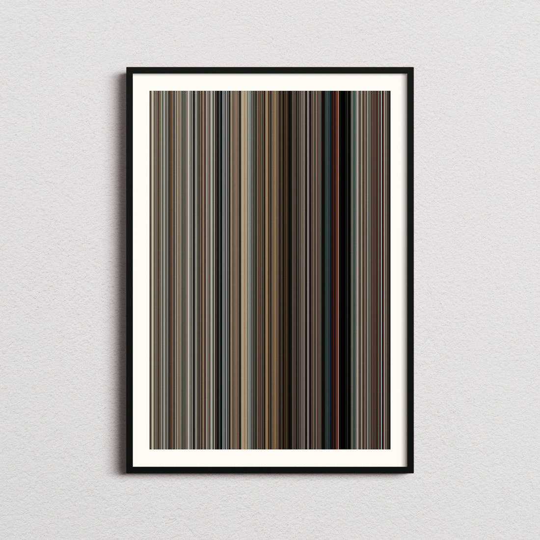 The Hurt Locker Movie Barcode Poster - Barcode Only