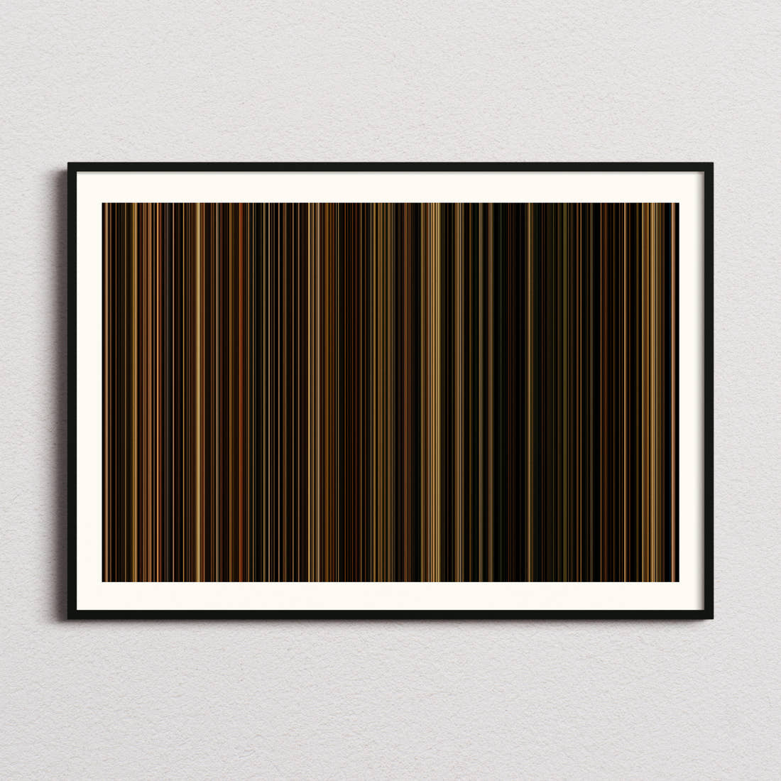 The Illusionist Movie Barcode Poster - Barcode Only