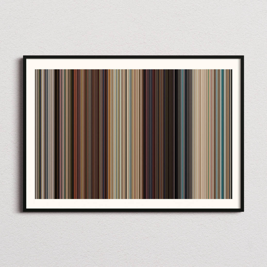 The Inbetweeners Movie Movie Barcode Poster - Barcode Only