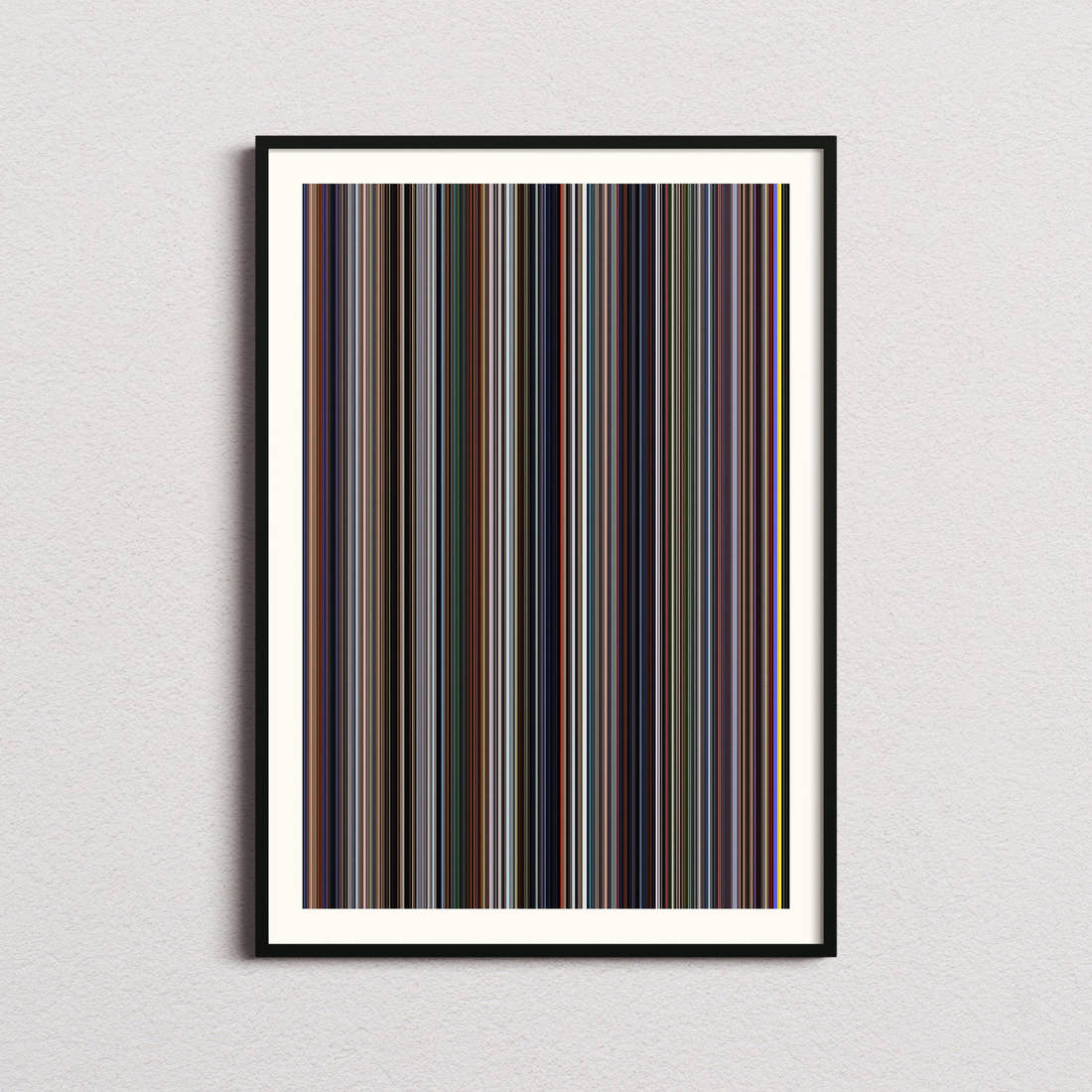 The Incredibles Movie Barcode Poster - Barcode Only